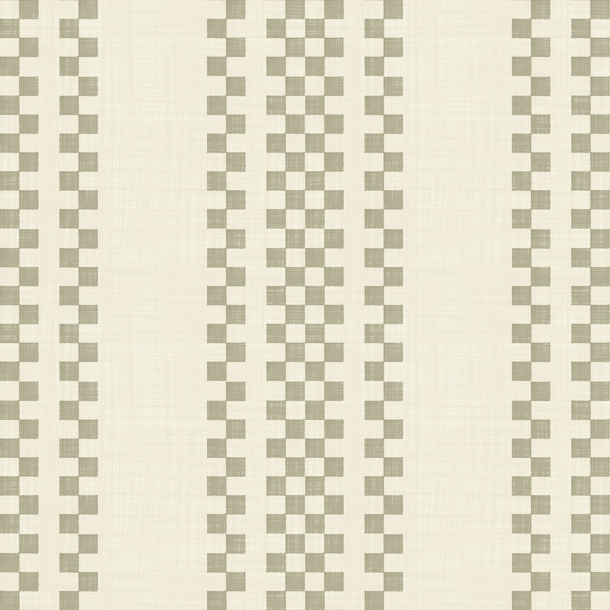 Ticking Checker Stripes - Sage Wallpaper⁠ in your room