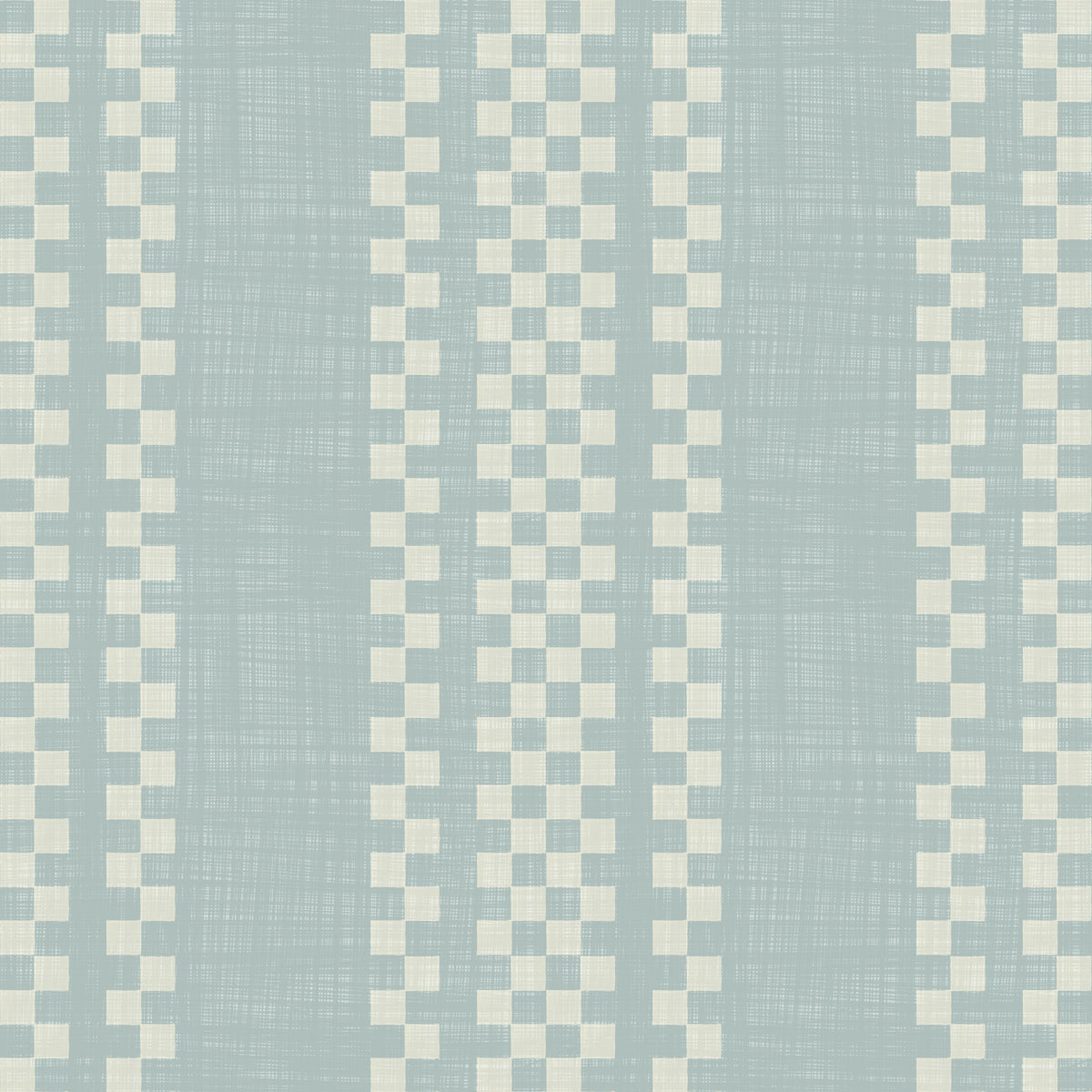 Ticking Checker Stripes - Watery Canvas Wallpaper⁠ in your room — zoomed