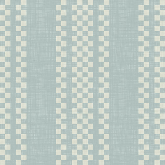 Ticking Checker Stripes - Watery Canvas Wallpaper⁠