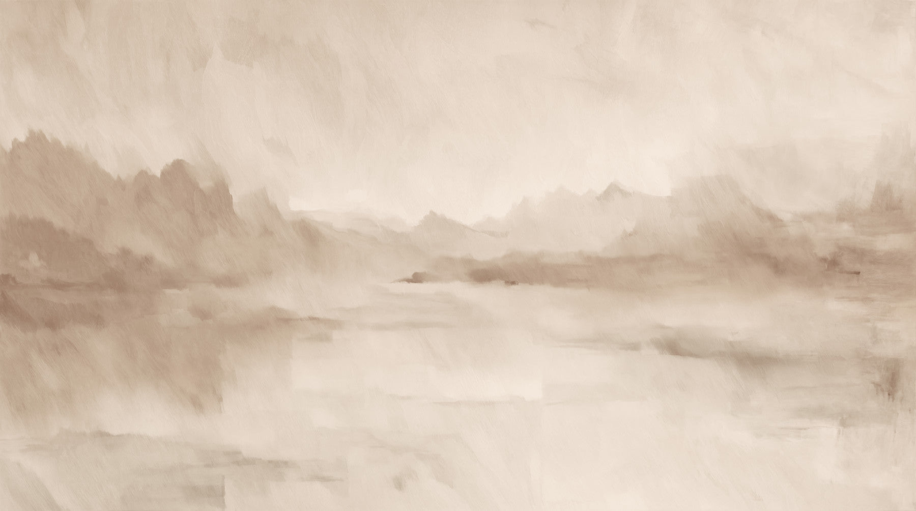 Velvet Horizon - Sepia Wall Mural