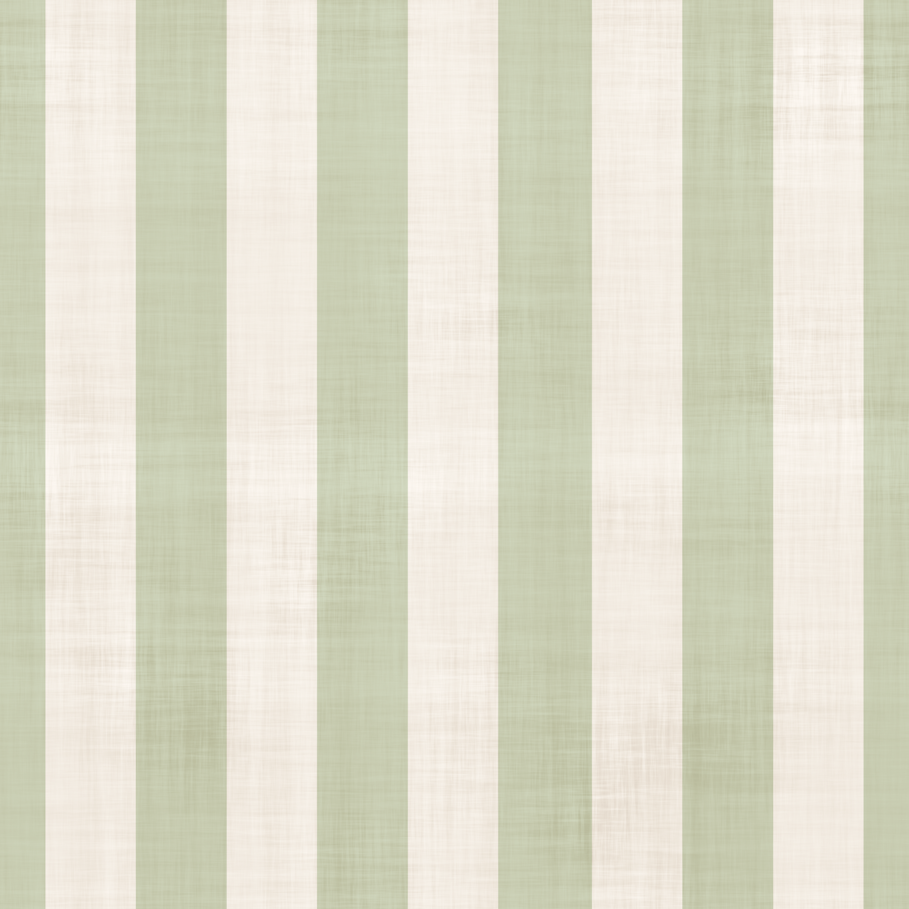 Green and White Stripe Linen Look Texture Wallpaper⁠
