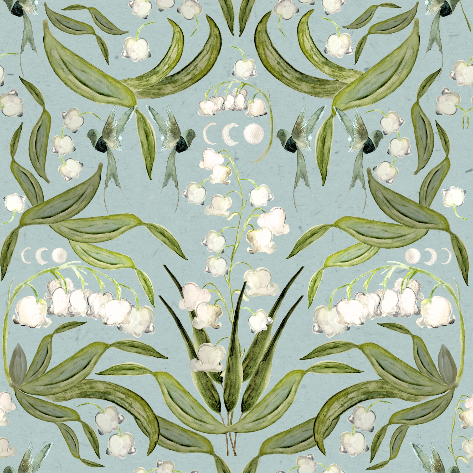 Spellbound Lily of the Valley Wallpaper⁠