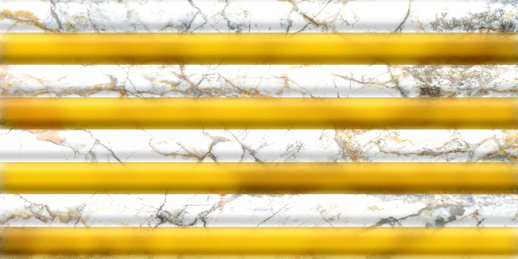 Golden Yellow Stripe Marble Wallpaper Wall Mural