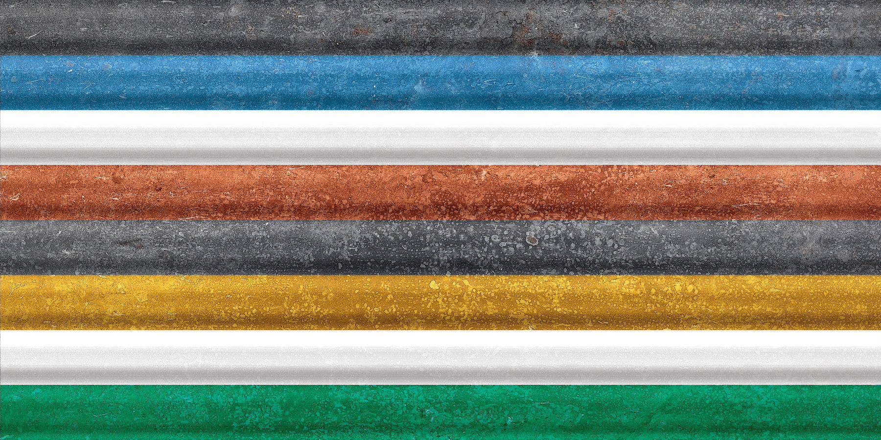 Multicolor Textured Horizontal Stripe Wallpaper Wall Mural
