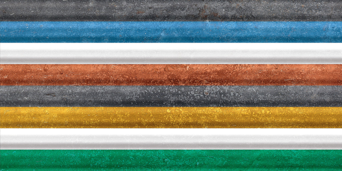 Multicolor Textured Horizontal Stripe Wallpaper Wall Mural in your room