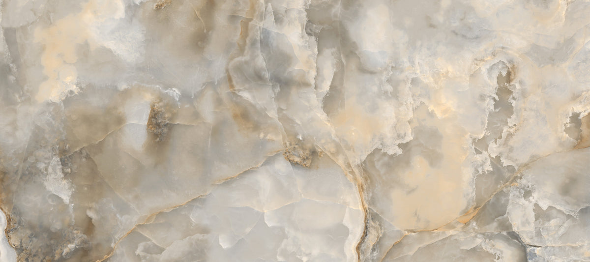 Serene Cream and Taupe Marble Vein Wall Mural in your room