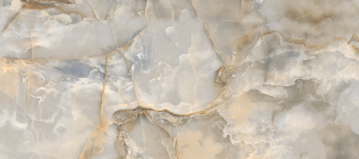 Serene Cream Marble Vein Wall Mural in your room