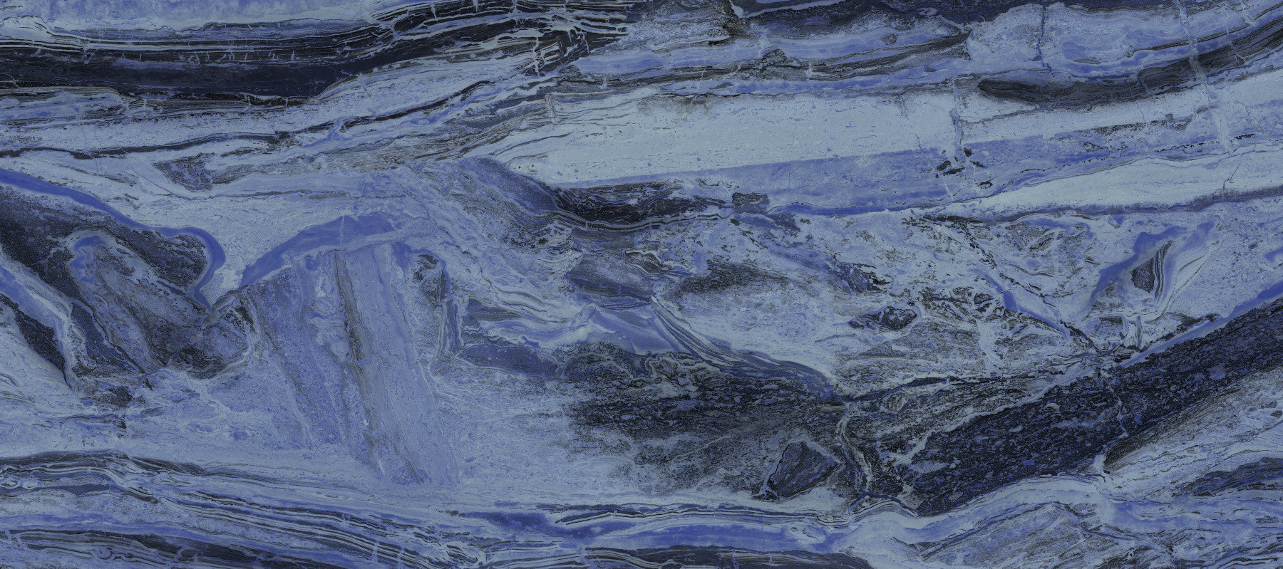 Indigo Veined Slate Wall Mural