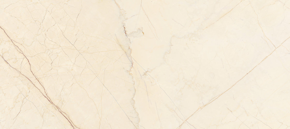 Cream Marble Stone Texture Wall Mural in your room — zoomed