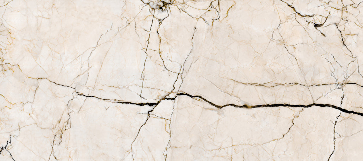 Cream and Charcoal Vein Marble Wall Mural in your room