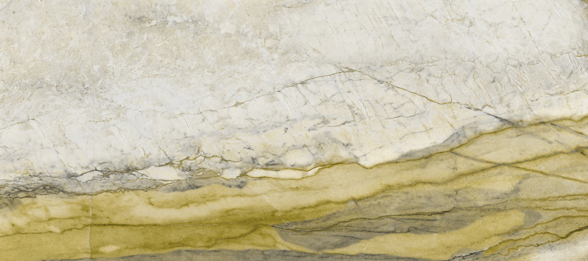 Golden Veined Cream Stone Wall Mural in your room