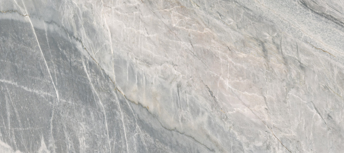 Serene Grey Marble Slab Texture Wall Mural in your room — zoomed