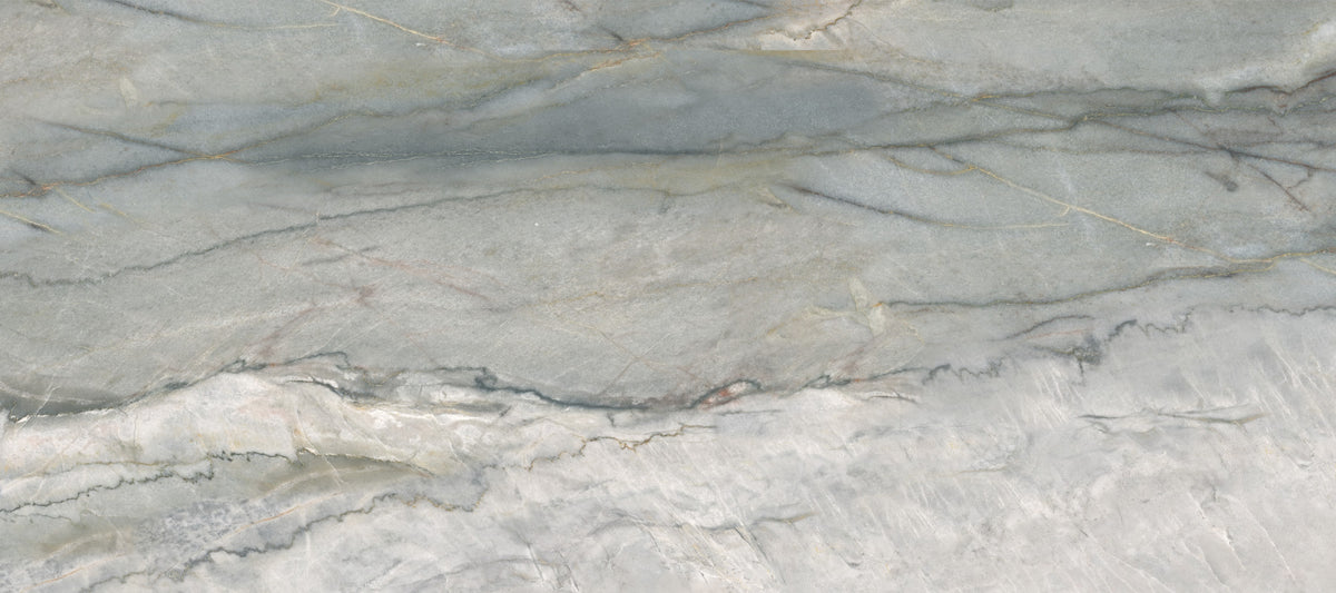 Cool Grey Stone Veins Wall Mural in your room — zoomed