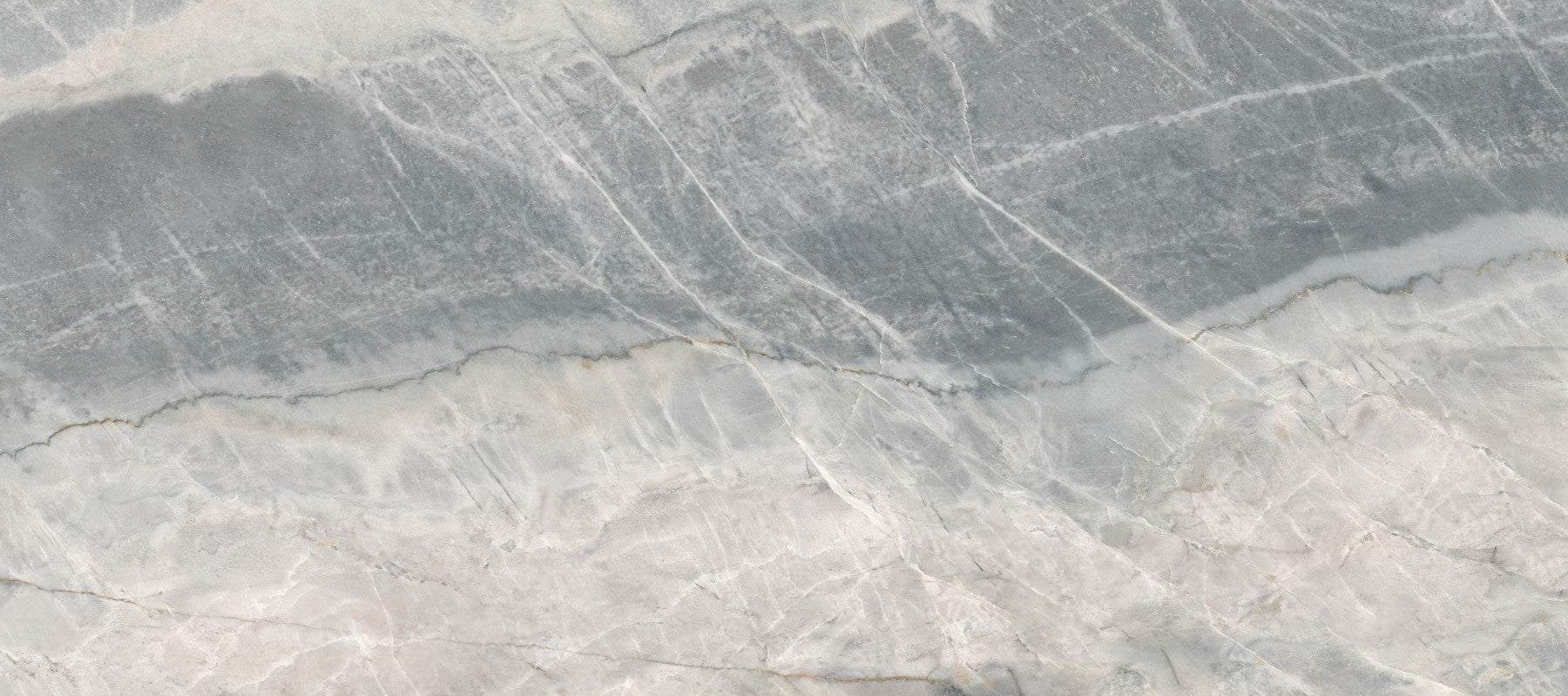Cool Grey Marble Veined Stone Texture Wall Mural