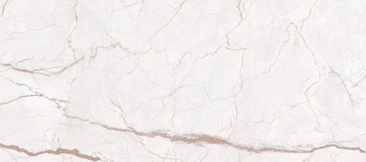Subtle Blush Marble Veining Wall Mural