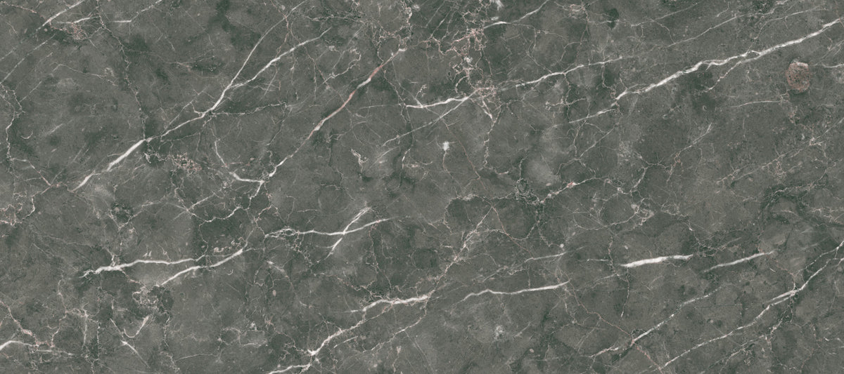 Charcoal Veined Marble Slab Wall Mural in your room