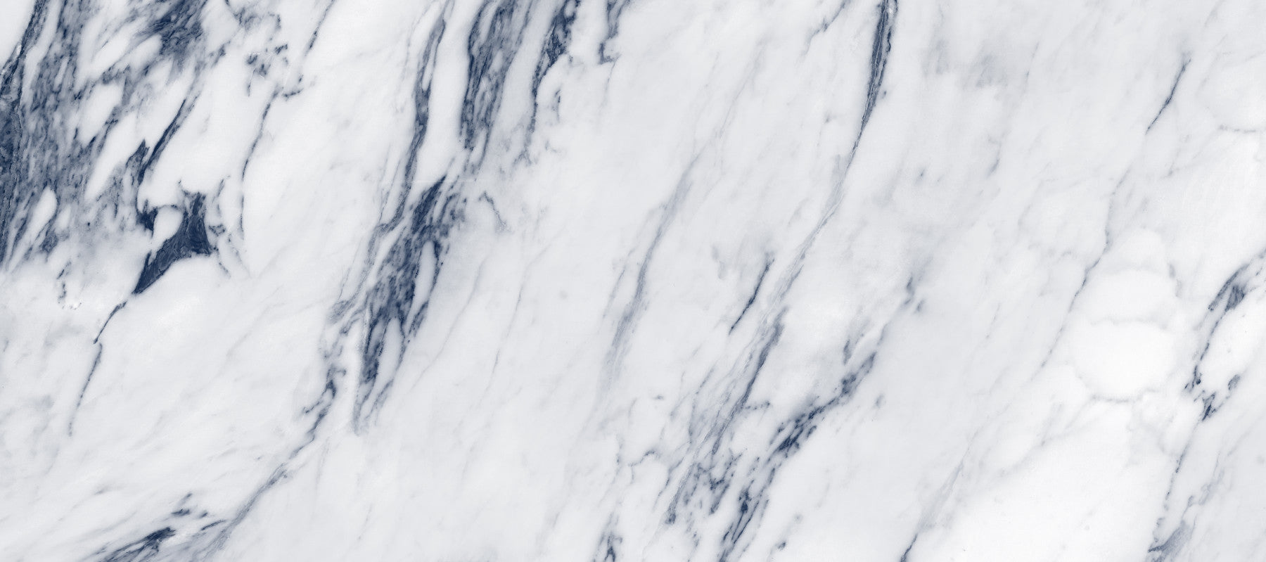 Classic Blue and White Marble Veins Wall Mural