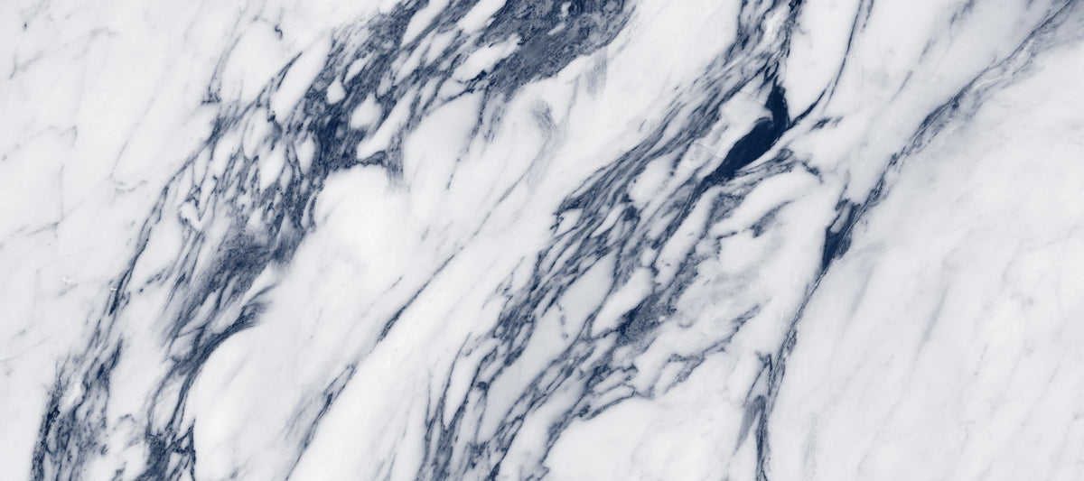 Monochrome Marble Vein Texture Wall Mural in your room — zoomed