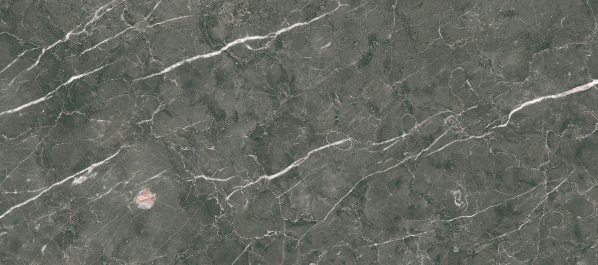 Dark Charcoal Marble Stone Texture Wall Mural in your room — zoomed