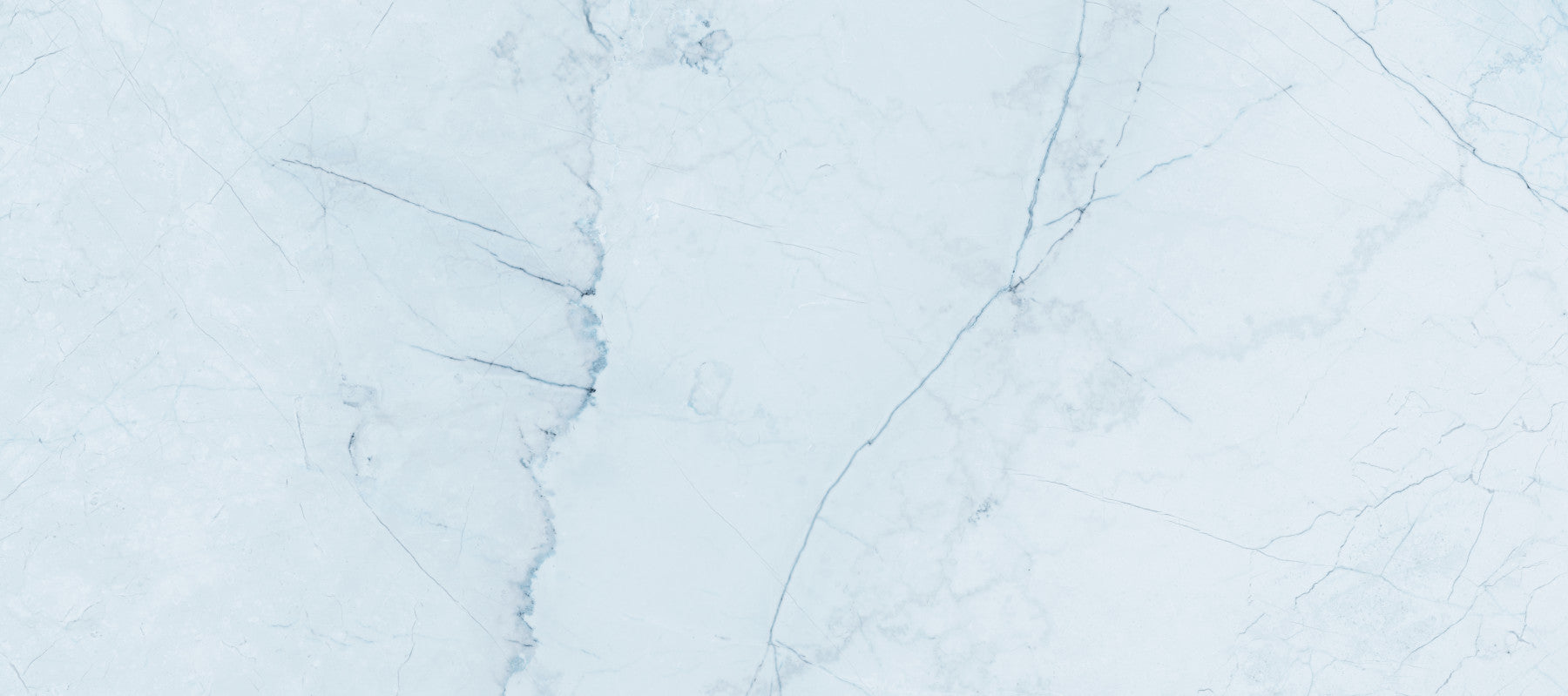 Serene Ice Blue Marble Slab Wall Mural