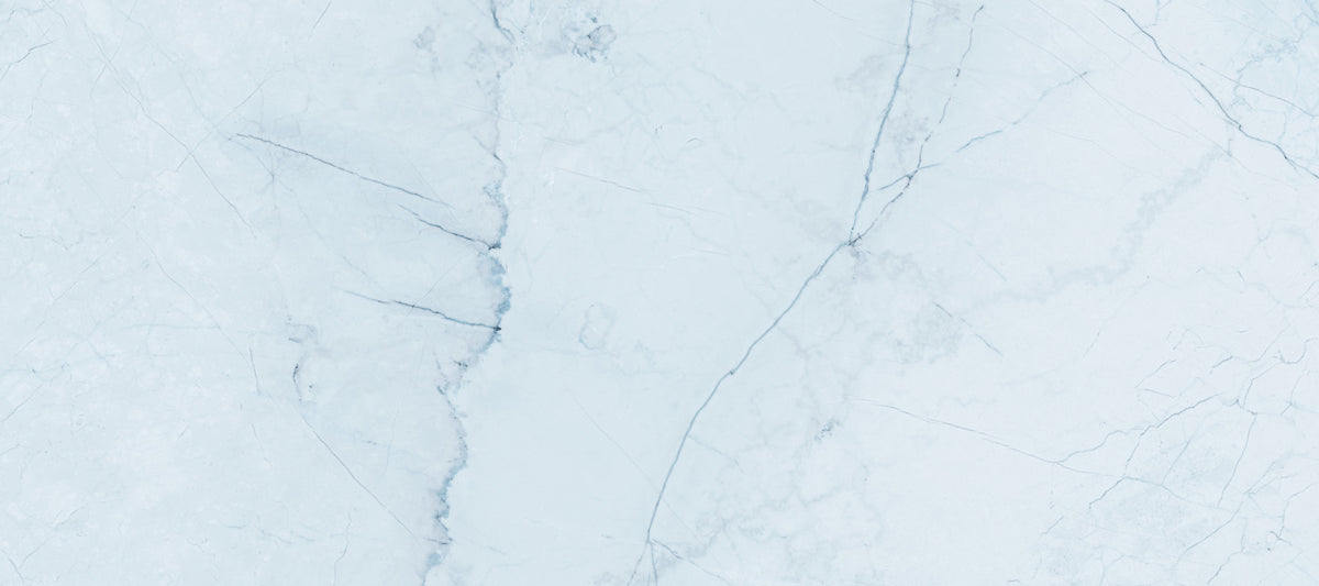 Serene Ice Blue Marble Slab Wall Mural in your room