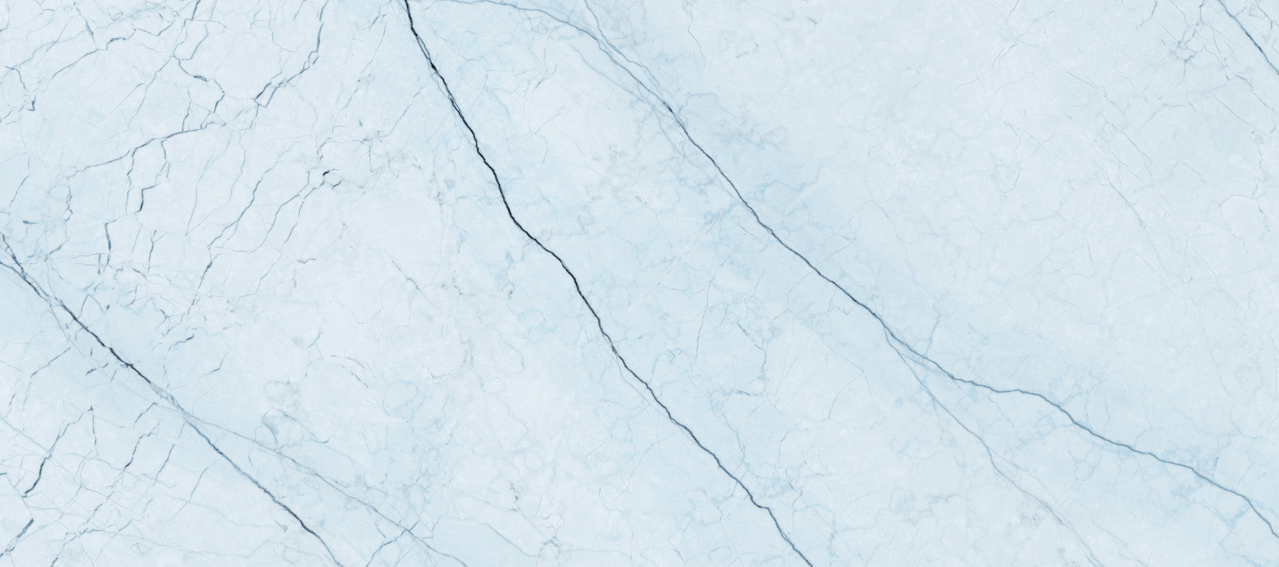 Cool Azure Marble Slab Wall Mural