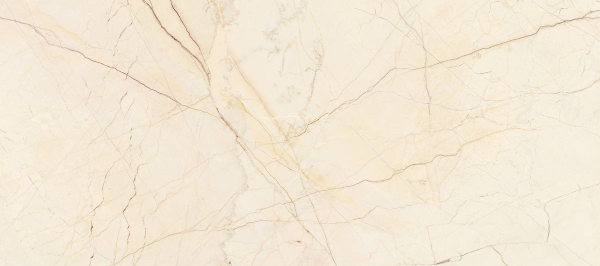 Creamy Veined Marble Surface Wall Mural in your room