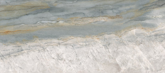 Serene Grey Marble Flow Wall Mural