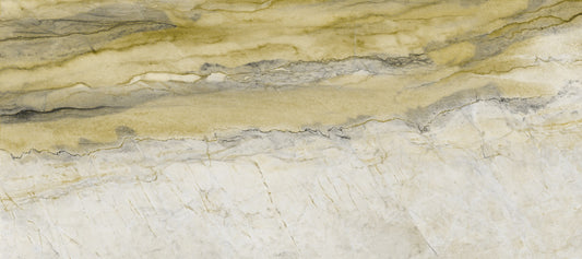 Golden Veined Ochre Marble Texture Wall Mural