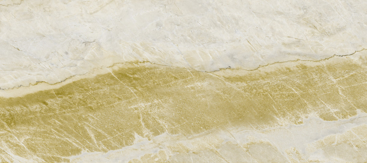 Golden Vein Natural Stone Slab Wall Mural in your room — zoomed