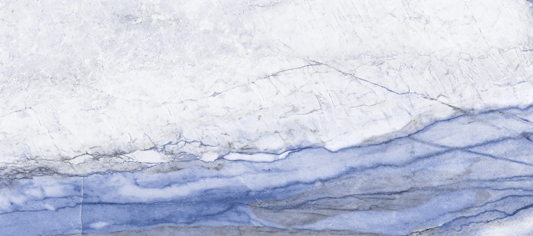 Blue Veined Marble Horizon Wall Mural