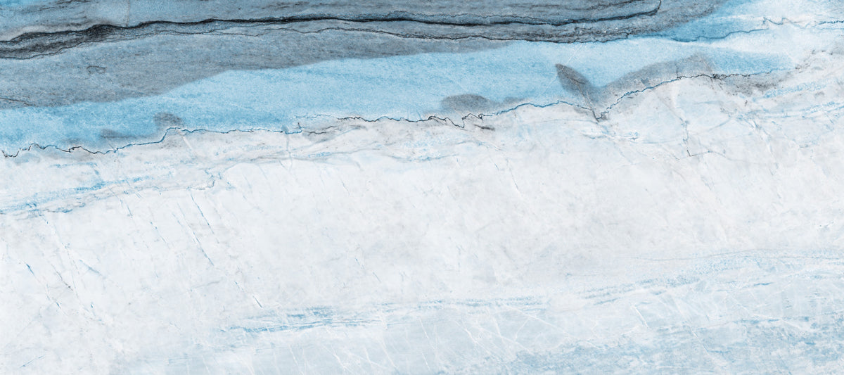 Cerulean Veined Marble Slab Wall Mural in your room — zoomed