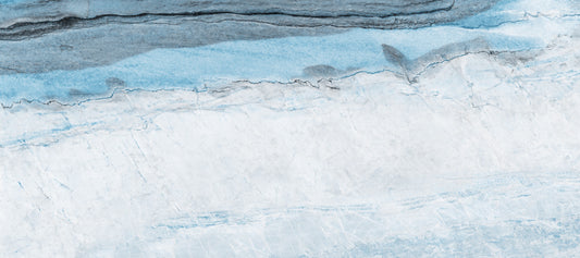 Cerulean Veined Marble Slab Wall Mural