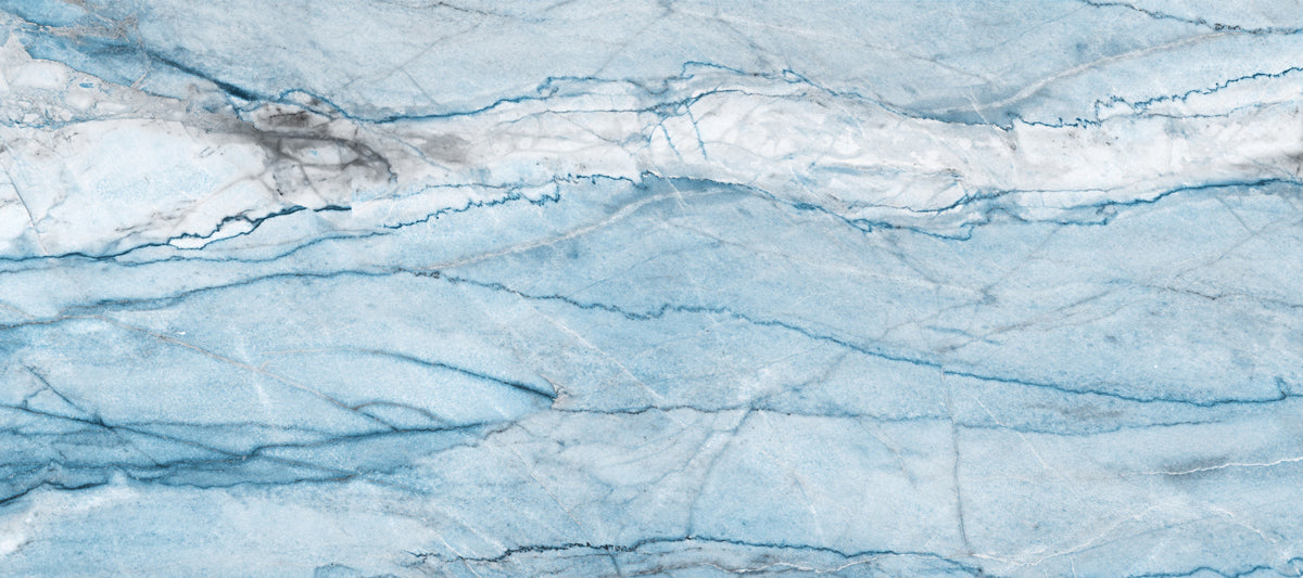 Ethereal Azure Veined Stone Wall Mural in your room