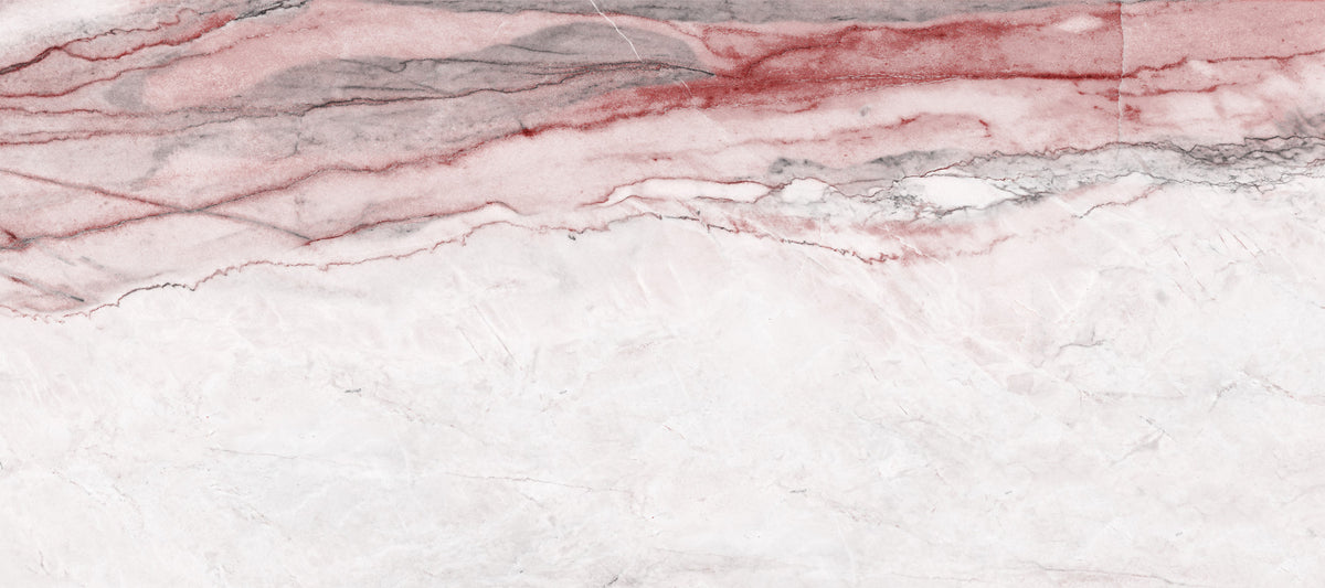 Rose Quartz Veined Marble Wall Mural in your room — zoomed