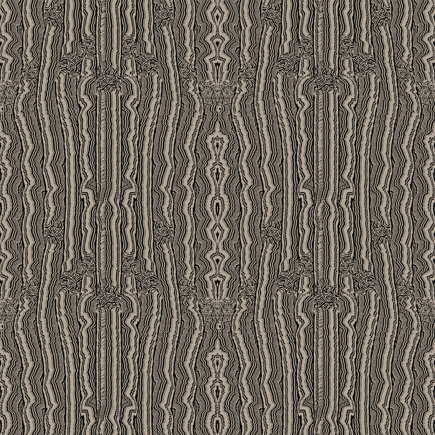 Monochrome Linear Wave Texture Wallpaper⁠