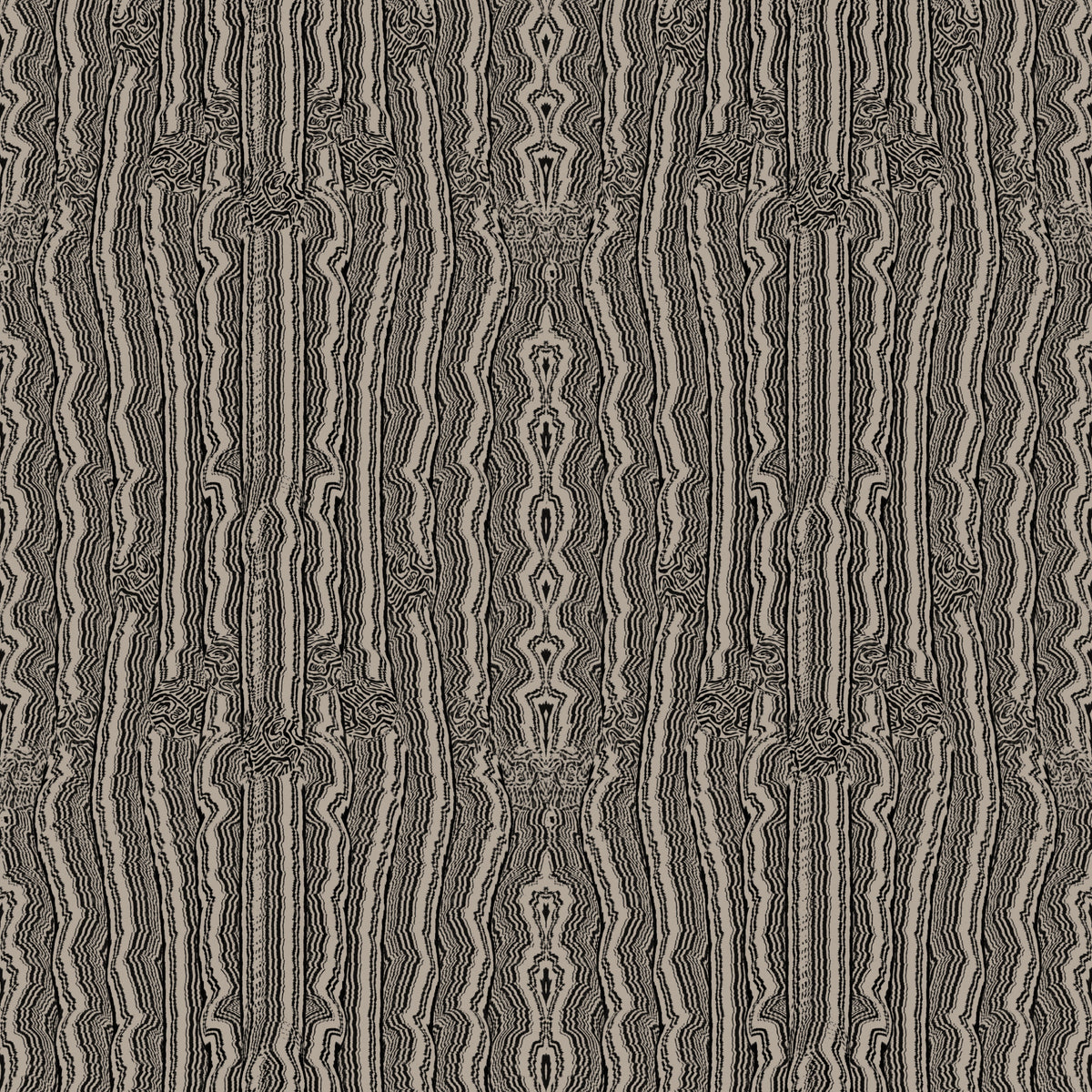Monochrome Linear Wave Texture Wallpaper⁠ in your room