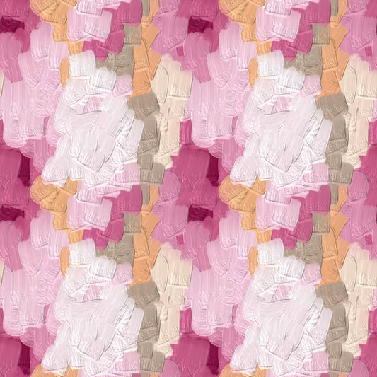 Contemporary Blush and Rose Paint Layers Wallpaper⁠