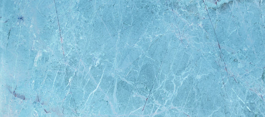 Serene Azure Marble Texture Wall Mural