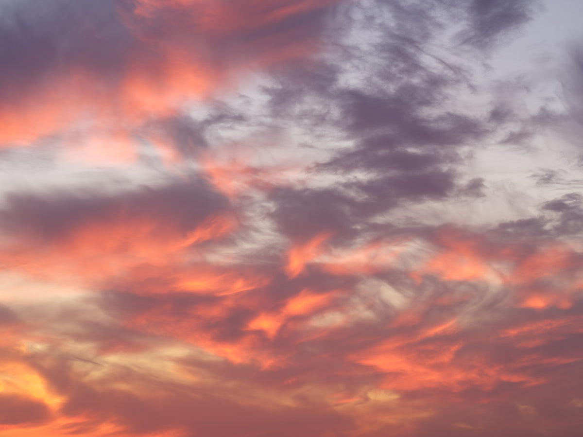 Abstract Evening Glow Wall Mural in your room — zoomed