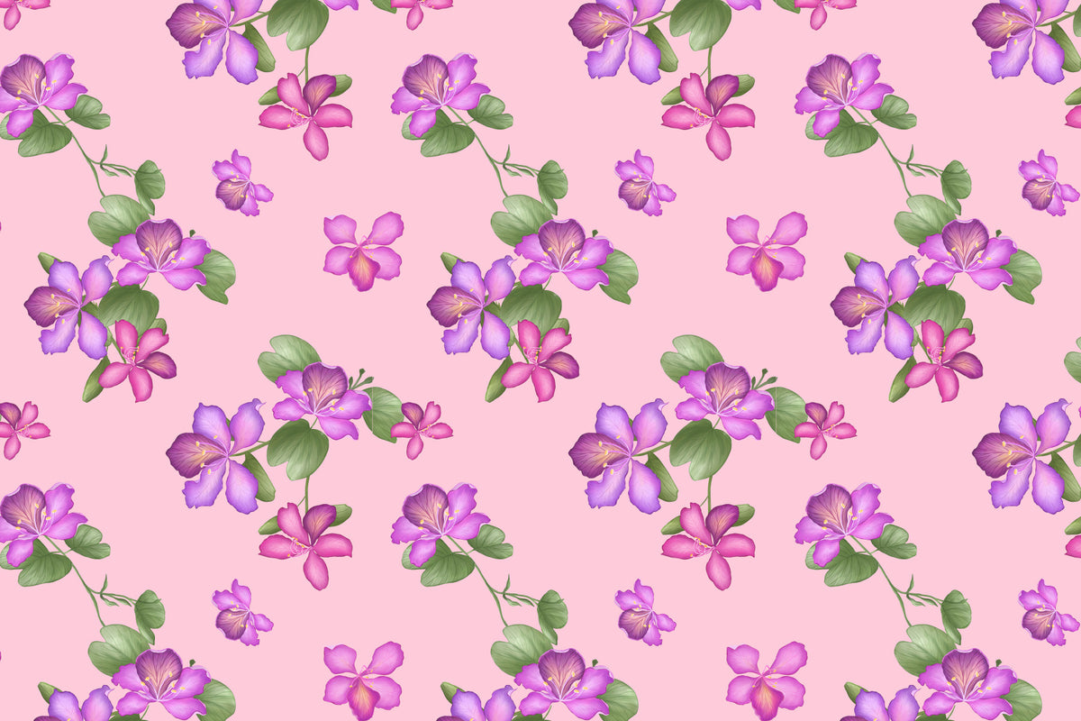 Blossom Bloom Soft Floral Pattern Wallpaper⁠ in your room