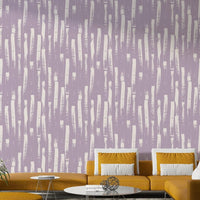 Textured look Lavender Brushstrokes Wallpaper
