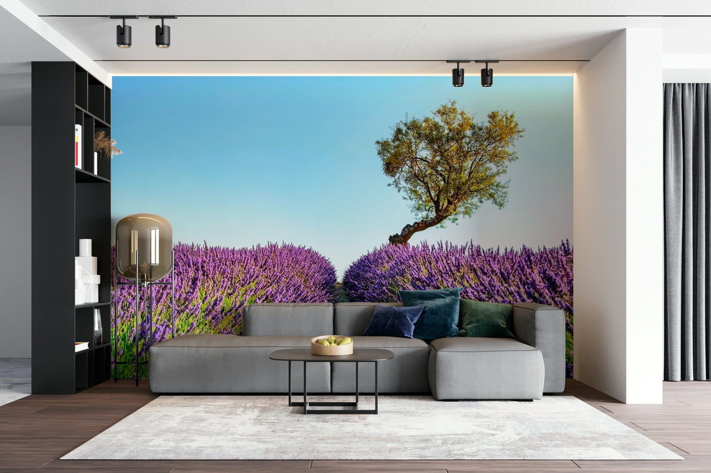 Lavender Field Wall Mural