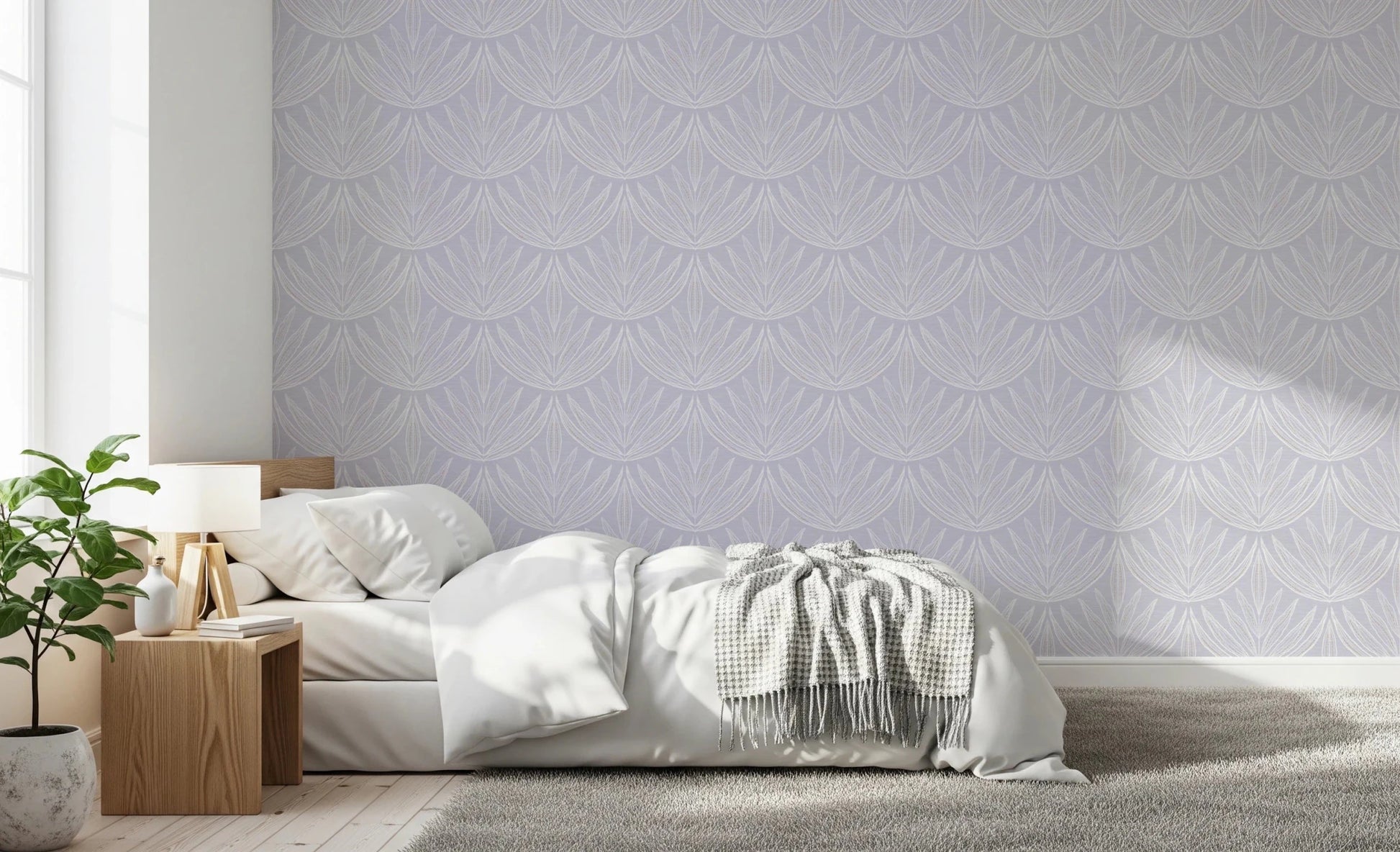 Lavender Lines Wallpaper⁠