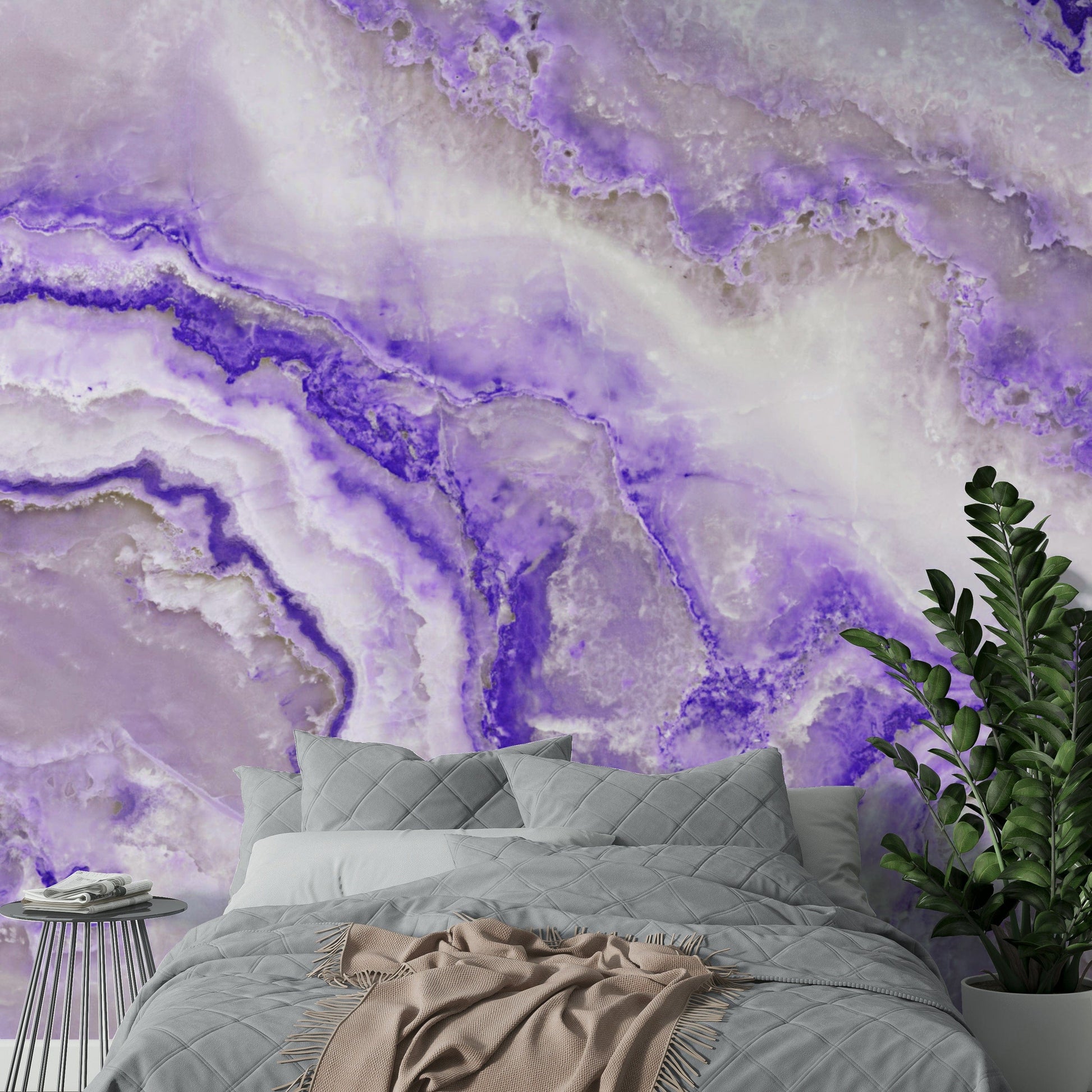 A calm and serene wall covering.

