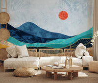 Layered Landscape Wall Mural