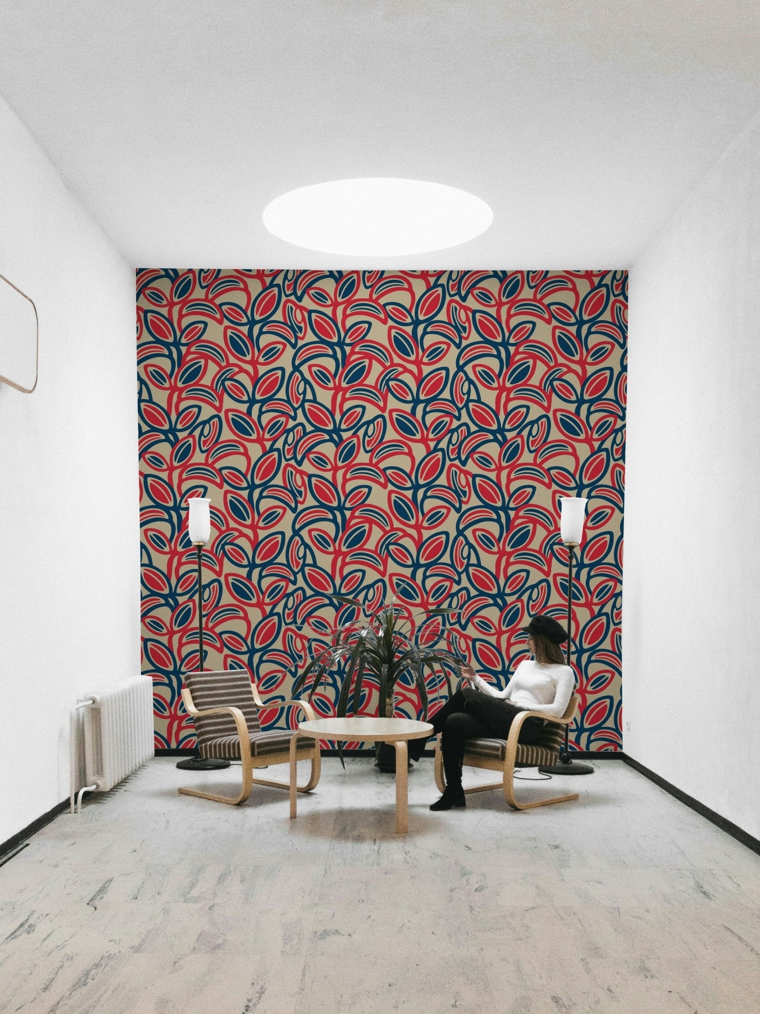 Seamless pattern for wall application.

