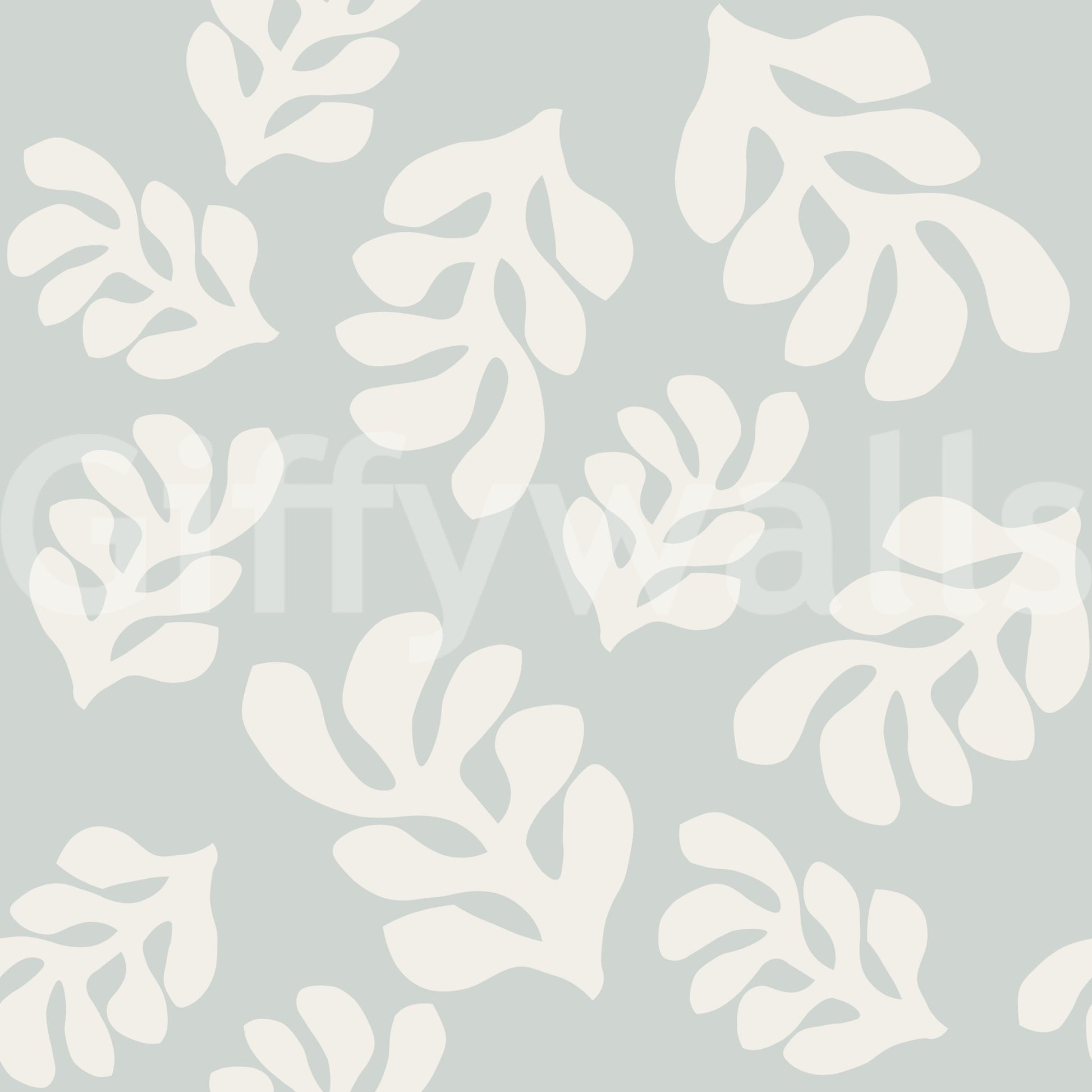 The Leafy Calm mural makes a sophisticated and subtle statement.

