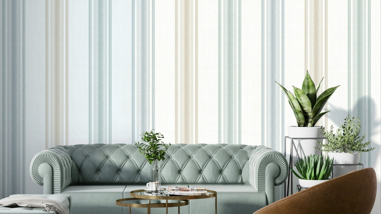 Elegant Striped French Wallpaper

