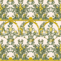 The wallpaper has a lively and fresh feel.

